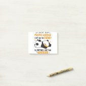 多発性硬化症認識度月のリボンプレゼント ポストイット (デスク上)