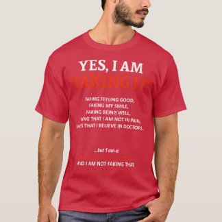 多発性硬化症認識度私は、この中でそれを偽っている Tシャツ