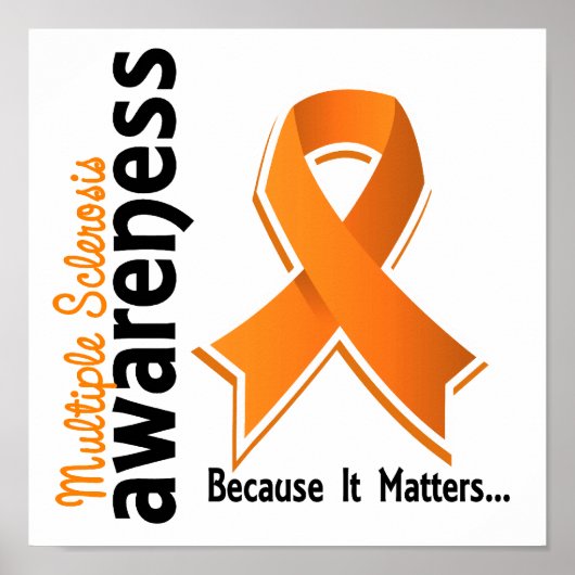 多発性硬化症認識度5 ポスター (正面)