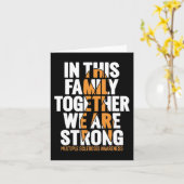 多発性硬化症認識度 カード (黄色い花)