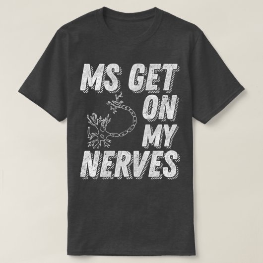 多発性硬化症認識度M Tシャツ (デザイン正面)