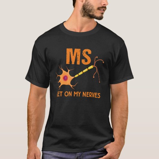 多発性硬化症認識度M Tシャツ (正面)