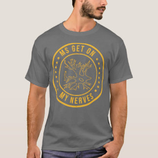 多発性硬化症認識度M Tシャツ