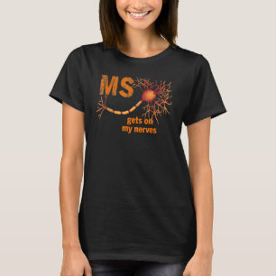多発性硬化症認識度M Tシャツ