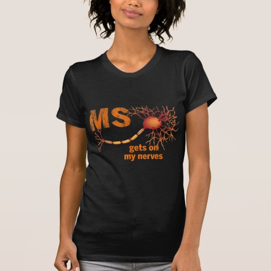 多発性硬化症認識度M Tシャツ (正面)
