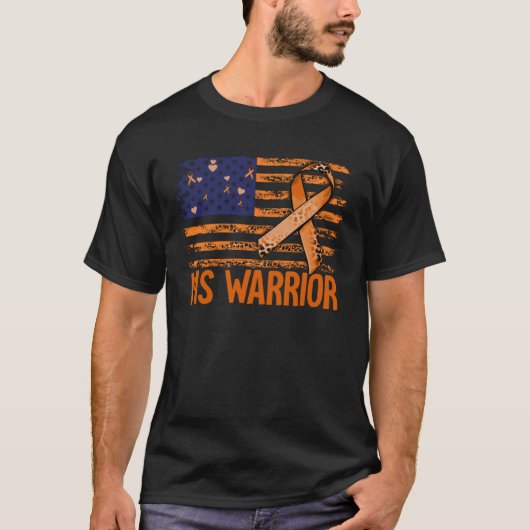 多発性硬化症認識度MSウォリアー Tシャツ (正面)