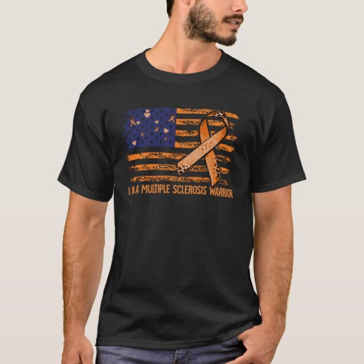 多発性硬化症認識度MS多発性硬化症 Tシャツ (正面)