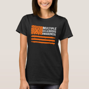 多発性硬化症認識度MS生存戦士 Tシャツ