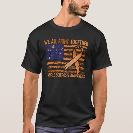 多発性硬化症認識度MS Tシャツ (正面)