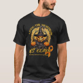 多発性硬化症 オレンジリボン スプーンギフト Tシャツ (正面)