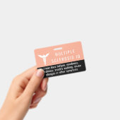 多発性硬化症 Awareness ID 耐久性のあるPVCバッジ バッジ (手持ち)