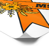 多発性硬化症 MS 啓発 多発性硬化症 ポスター (角)