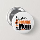 多発性硬化症I衣服オレンジ 缶バッジ (正面&裏面)