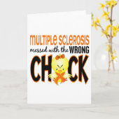 多発性硬化症Msは間違った亀裂でめちゃくちゃになった カード (黄色い花)