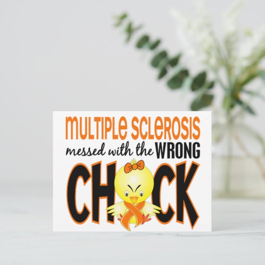 多発性硬化症Msは間違った亀裂でめちゃくちゃになった ポストカード (スタンド正面)