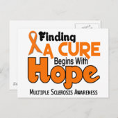 多発性硬化症MSホープ5 ポストカード (正面/裏面)