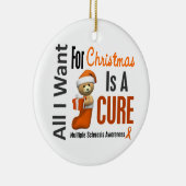 多発性硬化MSのクリスマスオーナメント セラミックオーナメント (右)