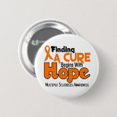 多発性硬化MSの希望5 缶バッジ (正面&裏面)