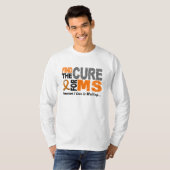 多発性硬化MSは治療1を見つけます Tシャツ (正面フル)