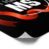 多発性硬飲化症の患者さんはいないわ ポスター (角)