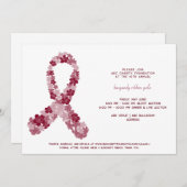 多発性骨髄腫がん認識度資金調達者ガラ 招待状 (正面/裏面)