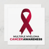 多発性骨髄腫がん認識度 招待状 (正面/裏面)