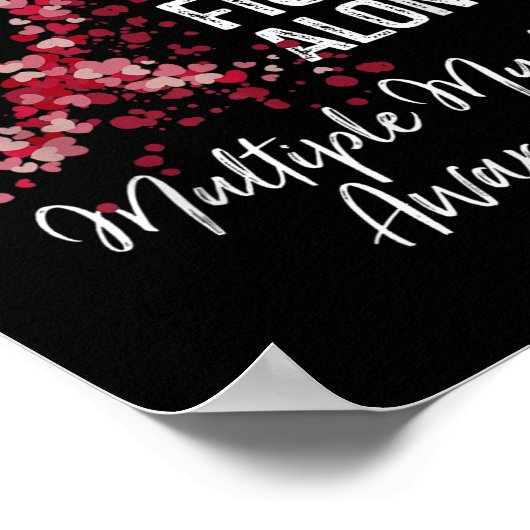 多発性骨髄腫だけで戦う家族の中で ポスター (角)