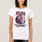 多発性骨髄腫と闘う戦士 信じて戦え Tシャツ (正面)