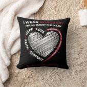 多発性骨髄腫の娘婿のブルゴーニュ クッション (ブランケット)