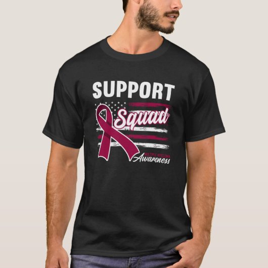 多発性骨髄腫の理解を深める会 プラズマ細胞 Tシャツ (正面)