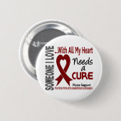 多発性骨髄腫は治療3を必要とします 缶バッジ (正面&裏面)