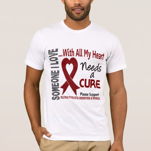 多発性骨髄腫は治療3を必要とします Tシャツ (正面)