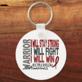 多発性骨髄腫戦士 キーホルダー (正面)