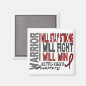 多発性骨髄腫戦士 マグネット (正面/裏面)