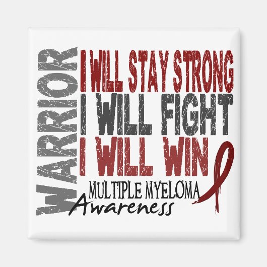 多発性骨髄腫戦士 マグネット (正面)