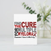 多発性骨髄腫治療法1を発見 ポストカード (スタンド正面)