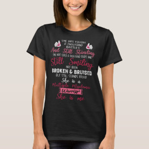 多発性骨髄腫認識度リボンのサポートギフト Tシャツ