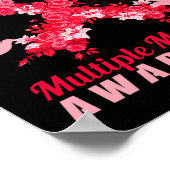 多発性骨髄腫認識度支持鳥 ポスター (角)