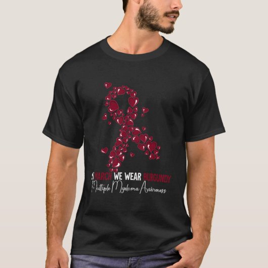 多発性骨髄腫認識度 Tシャツ (正面)