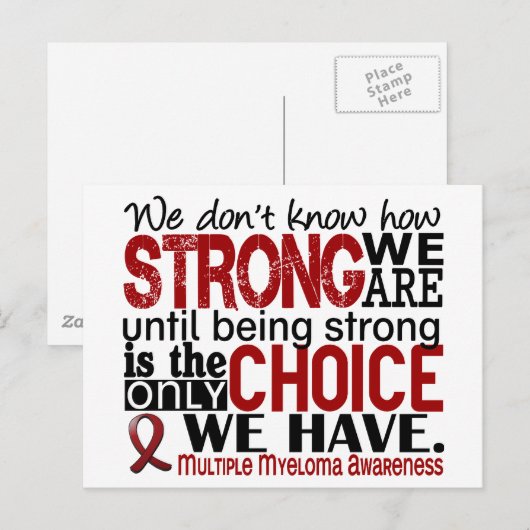 多発性骨髄腫 ポストカード (正面/裏面)