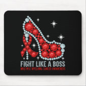 多発性骨髄腫Awのようなボスがんと闘う マウスパッド (正面)