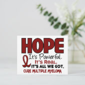 多発性骨髄腫HOPE 1 ポストカード (スタンド正面)