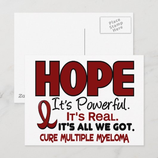 多発性骨髄腫HOPE 1 ポストカード (正面/裏面)