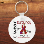 多発性骨髄腫I衣服ブルゴーニュ私の母のための43 キーホルダー (正面)