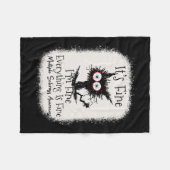 多発素晴らし性硬素晴らし化認識度 フリースブランケット (正面(横))