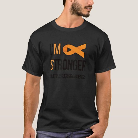 多発誇りを持った性硬化症 Tシャツ (正面)