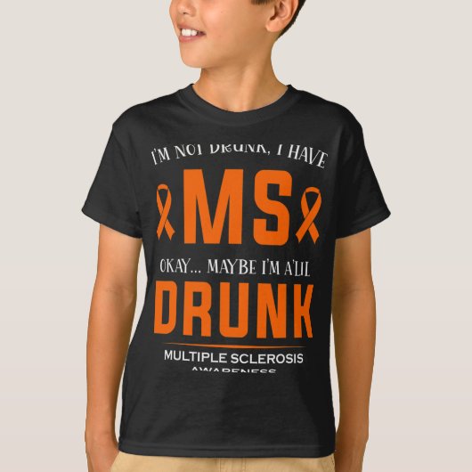 多発飲性硬化症の認識度はない Tシャツ (正面)