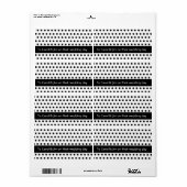 多目的で黒い点! ラベル (フルシート)