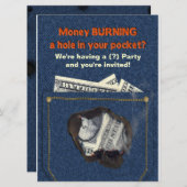 多目的プロダクトパーティーの招待状ユーモア 招待状 (正面/裏面)