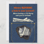 多目的プロダクトパーティーの招待状ユーモア 招待状 (正面)